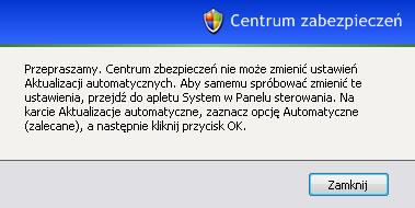 LaptopControl.pl - problem z aktualizacjami automatycznymi